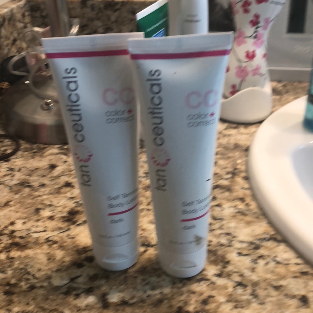 Tan ceuticals  tanning lotion set of 2